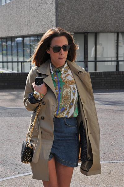 Caroline Flack London Studios on March 21, 2012