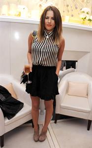 Caroline Flack attends the launch of OMEGA House on July 28, 2012 in London, England