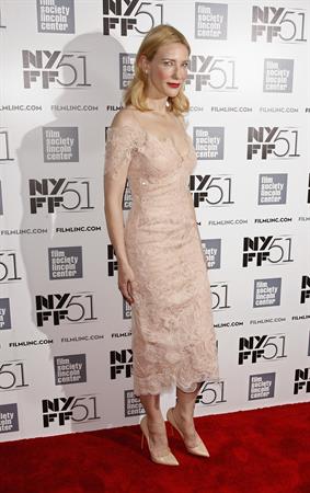 Cate Blanchett Gala Tribute To Cate Blanchett at 51st New York Film Festival on Oct. 2, 2013 
