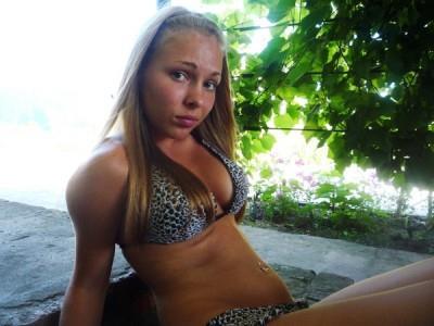 Anonymous in a bikini