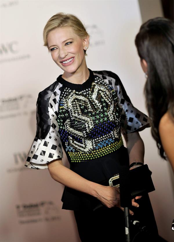 Cate Blanchett Dubai International Film Festival and IWC Filmmaker Award December 10, 2012 