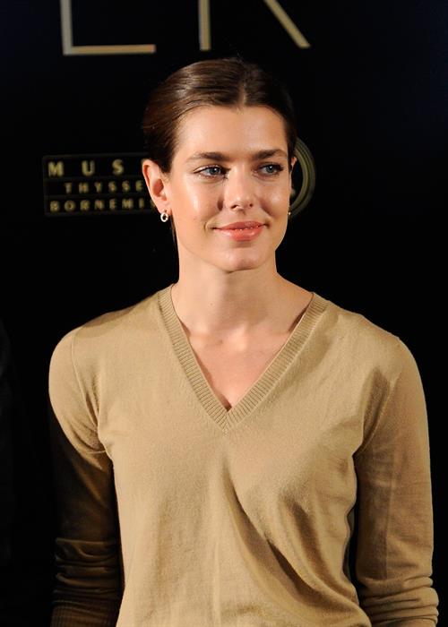 Charlotte Casiraghi Attends 'El Arte de Cartier' Ehibition Opening in Madrid (Oct 22, 2012) 
