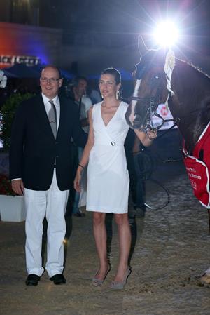 Charlotte Casiraghi - Global Champion Tour 2012 In Monte Carlo - Award Ceremony (June 30, 2012)