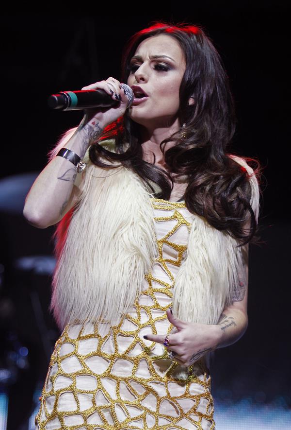 Cher Lloyd performing at the Wells Fargo Center in Philadelphia 12/5/12 
