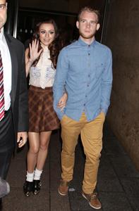 Cher Lloyd leaves Sirius Radio studios in NYC October 4, 2012 