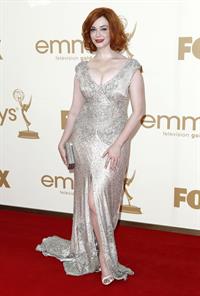 Christina Hendricks 63rd Primetime Emmy Awards on September 18, 2011