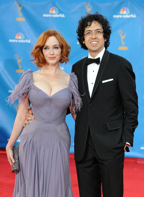 Christina Hendricks at the 62nd Annual Primetime Emmy Awards on August 29, 2010 
