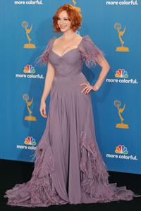 Christina Hendricks at the 62nd Annual Primetime Emmy Awards on August 29, 2010 