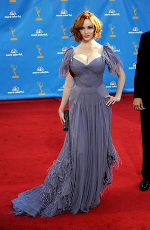 Christina Hendricks at the 62nd Annual Primetime Emmy Awards on August 29, 2010 