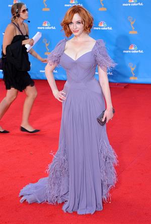 Christina Hendricks at the 62nd Annual Primetime Emmy Awards on August 29, 2010 