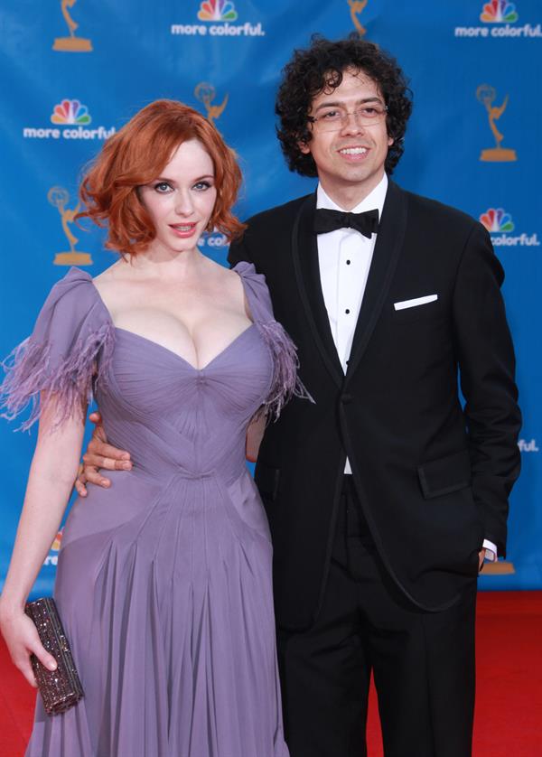 Christina Hendricks at the 62nd Annual Primetime Emmy Awards on August 29, 2010 