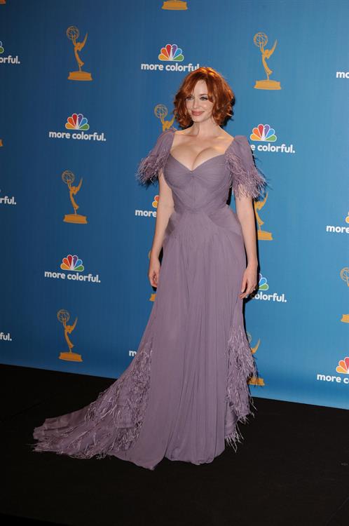 Christina Hendricks at the 62nd Annual Primetime Emmy Awards on August 29, 2010 