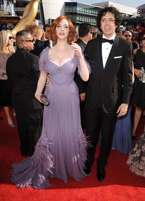 Christina Hendricks at the 62nd Annual Primetime Emmy Awards on August 29, 2010 