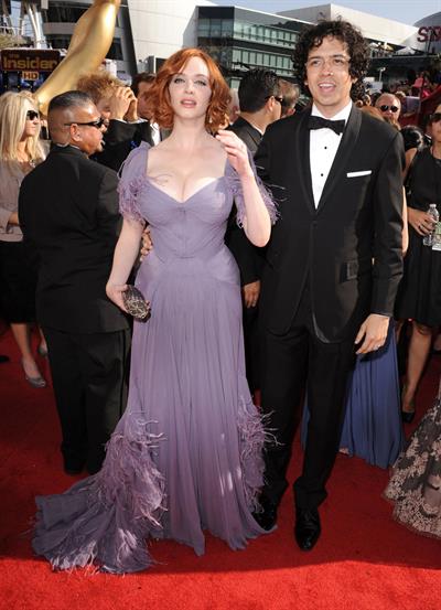 Christina Hendricks at the 62nd Annual Primetime Emmy Awards on August 29, 2010 