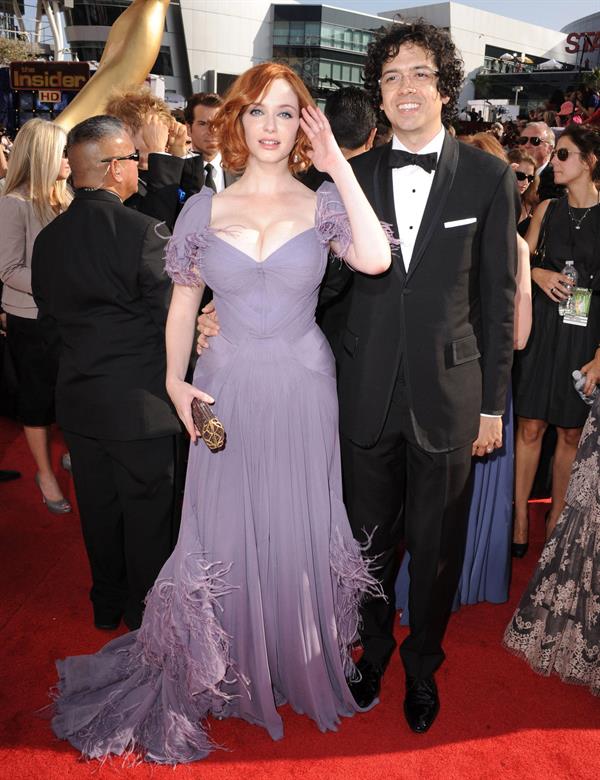 Christina Hendricks at the 62nd Annual Primetime Emmy Awards on August 29, 2010 