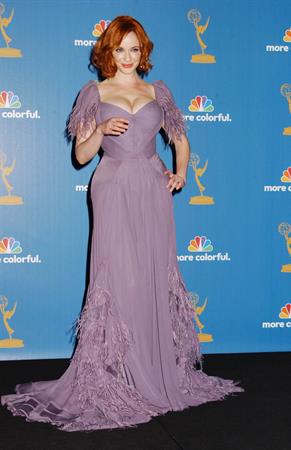 Christina Hendricks at the 62nd Annual Primetime Emmy Awards on August 29, 2010 