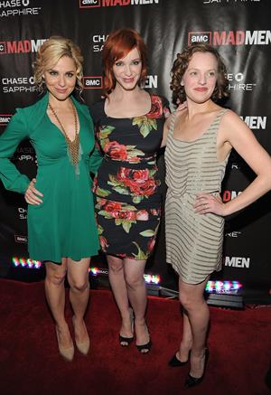 Christina Hendricks Mad Men Season 4 Finale screening at the 21 Club on October 17, 2010 