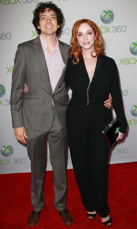 Christina Hendricks premiere of Xbox 360's Project Natal on June 13, 2010 