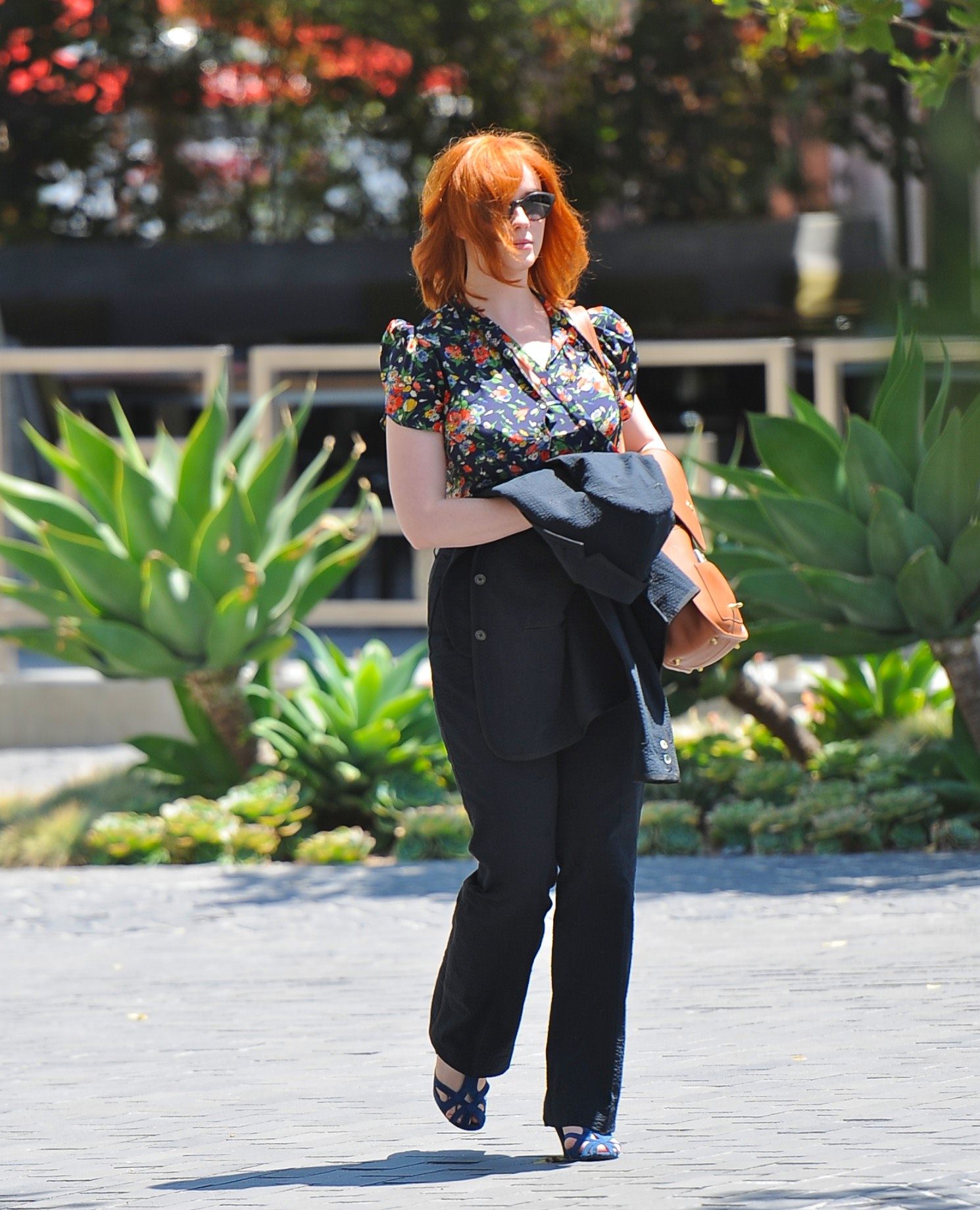Christina Hendricks out running errands in Culver City on June 21, 2011 