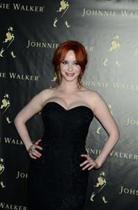 Christina Hendricks Johnnie Walker Father's Day gifting event in New York City on June 9, 2011