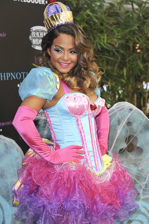 Christina Milian - HPNOTIQ Halloween Launch 10/26/12