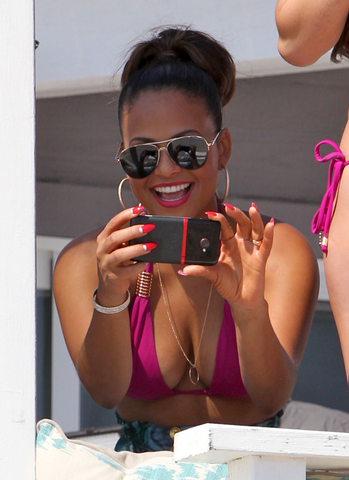 Christina Milian - Havana Nights Collection event in Malibu (24.08.2012)