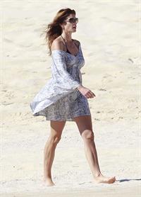 Cindy Crawford On the beach in Cabo, Mexico on January 2, 2013