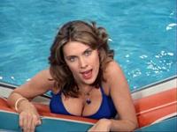 Colleen Camp in a bikini