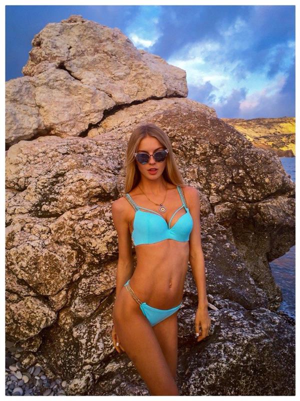 Alena Filinkova in a bikini