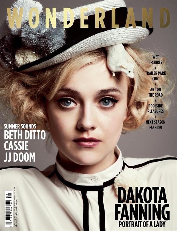 Dakota Fanning Wonderland magazine Apr/May 2012 