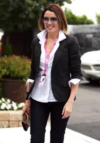 Dannii Minogue at the 2011 Grand Prix in Australia on March 27, 2011
