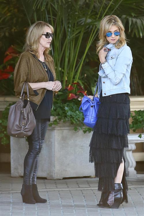 Delta Goodrem arrives at the Four Seasons Hotel Jan 21, 2013 