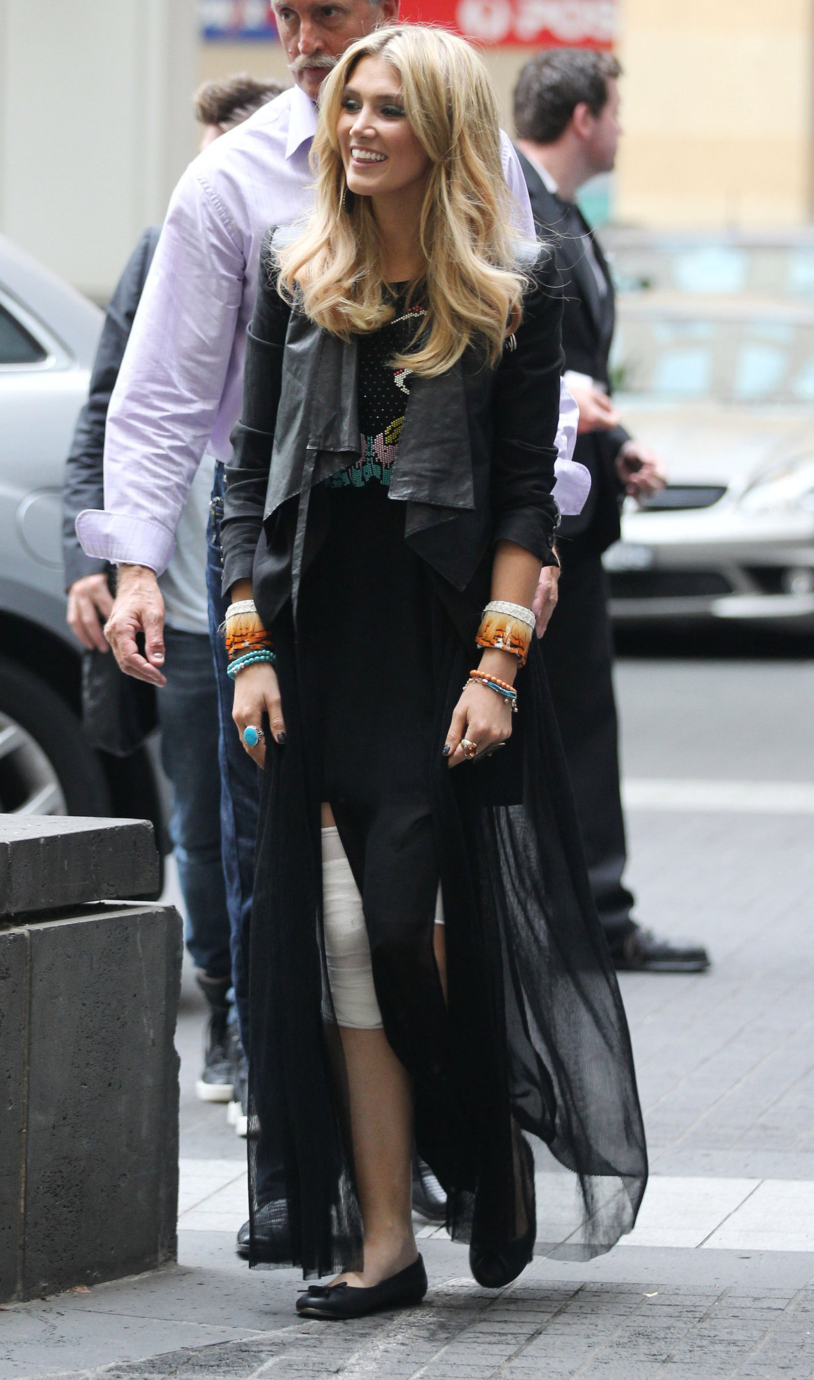 Delta Goodrem Arrives for ''The Project'' in Melbourne - November 5, 2012