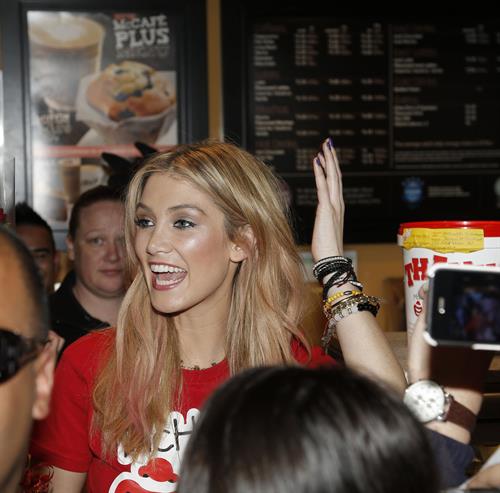 Delta Goodrem McHappy Day in Tullamarine - November 10, 2012