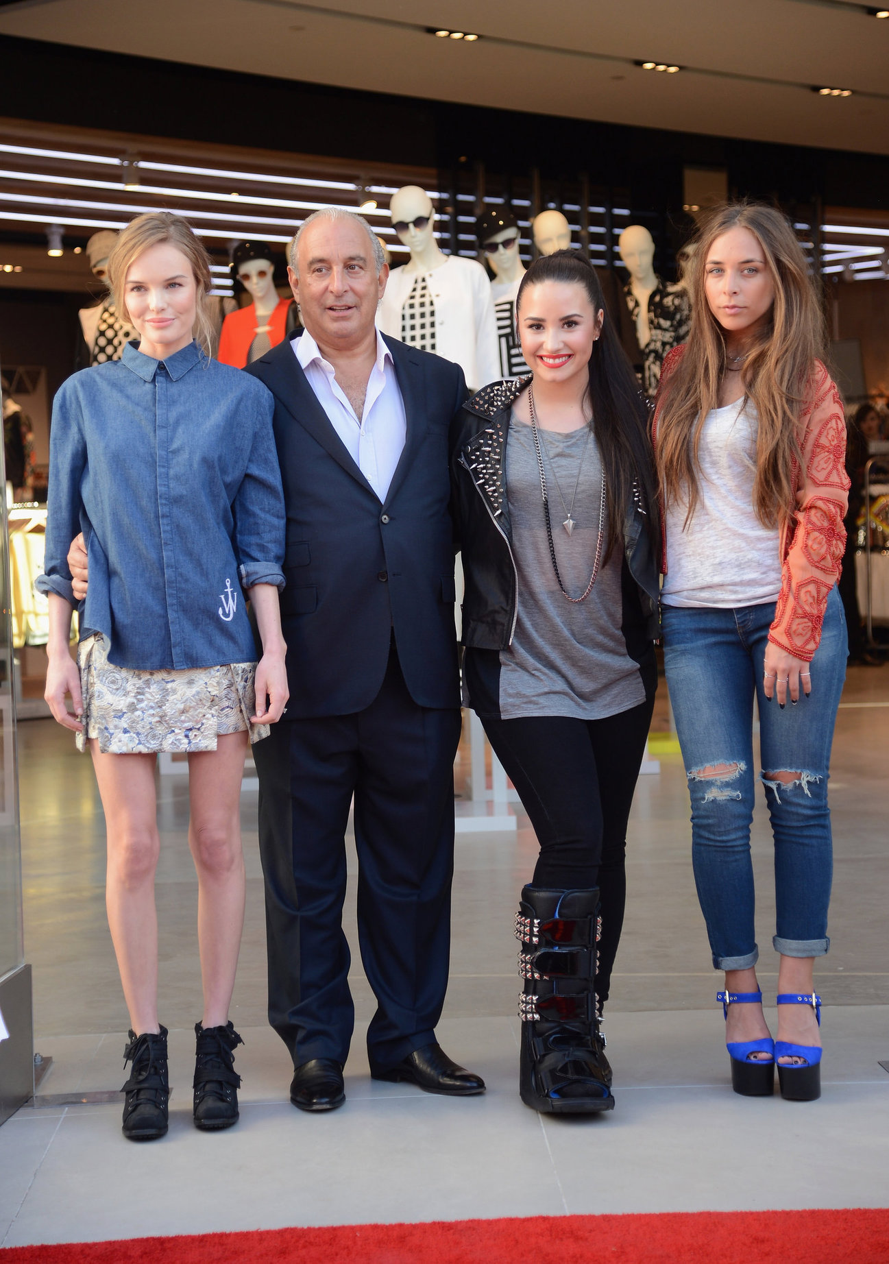 Demi Lovato Topshop Topman LA Grand Opening at The Grove in LA 2/14/13 