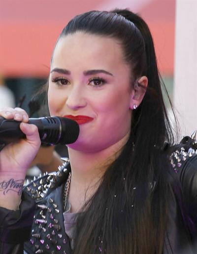Demi Lovato Topshop Topman LA Grand Opening at The Grove in LA 2/14/13 