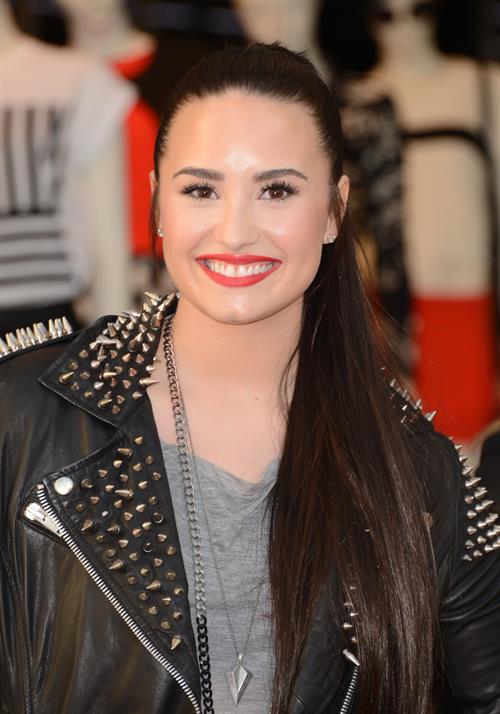 Demi Lovato Topshop Topman LA Grand Opening at The Grove in LA 2/14/13 