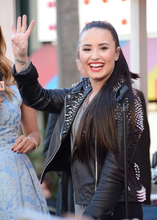 Demi Lovato Topshop Topman LA Grand Opening at The Grove in LA 2/14/13 