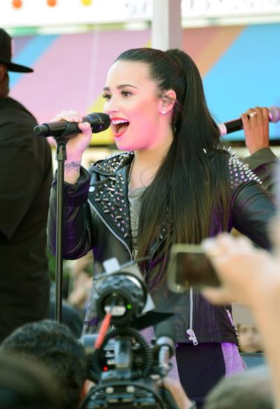 Demi Lovato Topshop Topman LA Grand Opening at The Grove in LA 2/14/13 