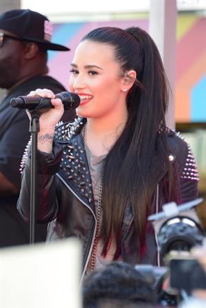 Demi Lovato Topshop Topman LA Grand Opening at The Grove in LA 2/14/13 