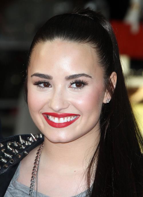 Demi Lovato Topshop Topman LA Grand Opening at The Grove in LA 2/14/13 