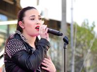Demi Lovato Topshop Topman LA Grand Opening at The Grove in LA 2/14/13 