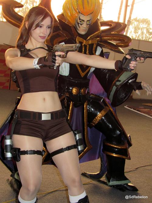 Enji Night Pictures Enji Night as Lara Croft