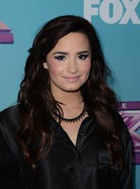 Demi Lovato The X Factor season finale news conference in LA 12/17/12 