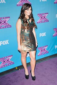 Demi Lovato The X Factor season finale results show in LA 12/20/12 