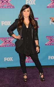 Demi Lovato FOX's The Factor Season Finale Night 1 in LA 12/19/12 