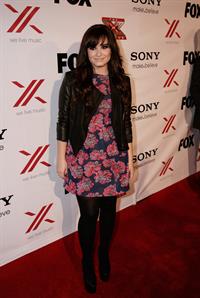 Demi Lovato Factor viewing party in West Hollywood 12/6/12 