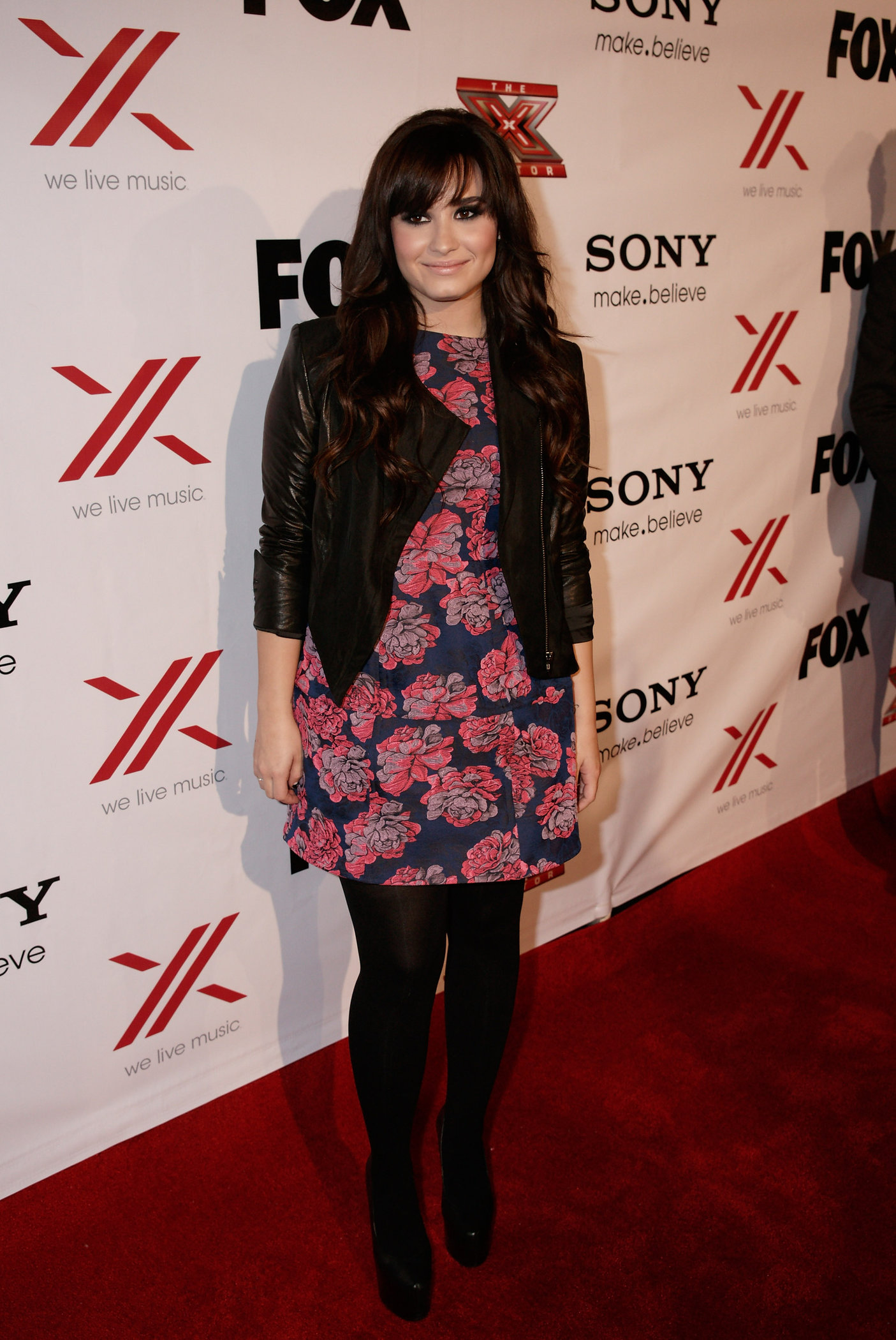 Demi Lovato Factor viewing party in West Hollywood 12/6/12 