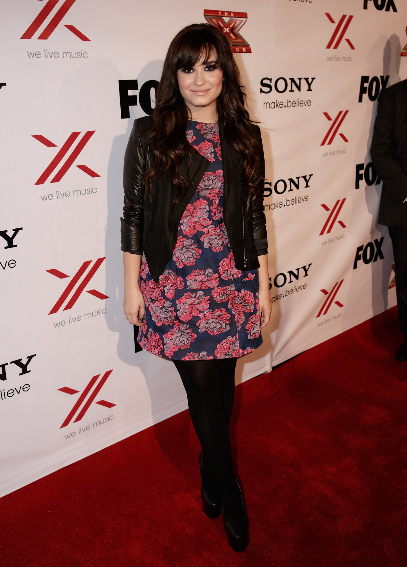 Demi Lovato Factor viewing party in West Hollywood 12/6/12 