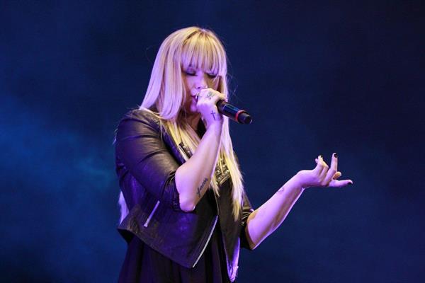 Demi Lovato performs at Z fest in Sao Paulo Brazil 9/29/12 